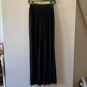 Black maxi skirt